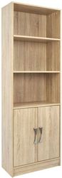 bibliothiki melaminis ensley hm202703 sonama me xeroyli 60x30x180ek photo