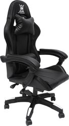 polythrona gaming darren hm120304 mayro leyko pvc nylon 585x100x120yek photo