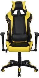polythrona gaming zayn hm105611 mayro kitrino pu 67x70x134 ek photo