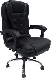karekla grafeioy lagom hm1198 mayro pvc metalbasi mayro nylon skeletos 63x51x115yek photo