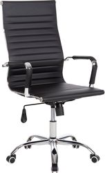 karekla grafeioy hm105931 mayro pu boss dieythyntoy podi xromioy 54x57x110yek photo