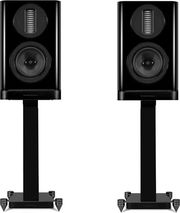 wharfedale aura1 high gloss black stands zeygos photo