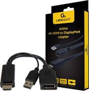 cablexpert active 4k hdmi to display port adapter black retail pack a hdmim dpf 01 photo