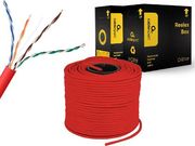 cablexpert cat5e utp lan cable cca solid 305m red upc 5004e sol r photo