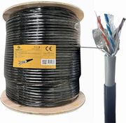 cablexpert cat6 ftp lan gel filled outdoor cable solid 305m black fpc 6004ge so out photo