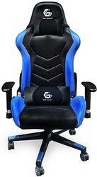 gembird gaming chair leather black blue gc 01 blue photo