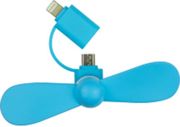 grab n go 2 in 1 mini fan for smartphones blue gng 151 photo