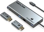 wavlink thunderbolt 3 single 5k dual 4k mini docking station wl utd05h photo