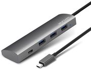 wavlink superspeed usb 30 type c 4 port aluminum hub wl uh3047c1 photo