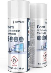 gembird foam lcd cleaning kit flammable 400ml ck lcd 08 photo