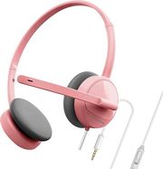 alcatroz wired headset jack 35mm pink xp1p photo