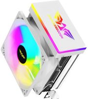 armaggeddon rgb silent 9cm cpu cooling fan 2 heat pipes white blizzard1 w photo