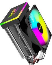 armaggeddon rgb silent 9cm cpu cooling fan 2 heat pipes black blizzard1 b photo