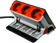 heitech power strip 3 gang clip strap for stairs hei003592 photo