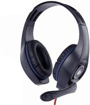 gembird gaming headset with volume control pc ps4 blue black refurbished ref ghs 05 b photo