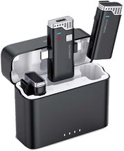 sonic gear wireless clip on microphone black wlm3000duo photo