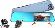 manta vehicle recorder in the mirror with a reversing camera dvr201h photo