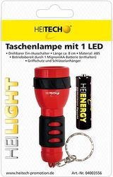 heitech flashlight with 1 led hei003556 photo