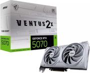 vga msi geforce rtx 5070 12gb ventus 2x oc white photo