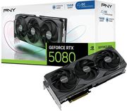 vga pny nvidia geforce rtx 5080 overclocked triple fan 16gb gddr7 photo