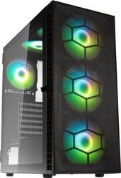 case kolink observatory hf plus mesh argb midi tower case black w 6 argb pwm fans 5x140mm 1x120 photo