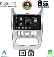 digital iq bxf 11101 cpaa 9inc multimedia tablet for dacia duster  logan  sandero mod 2006 2012 photo