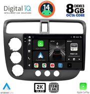 digital iq bxf 11187 cpaa 9inc multimedia tablet for honda civic 4d mod 2001 2006 photo