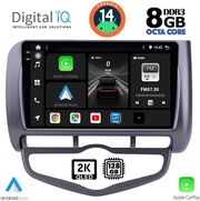digital iq bxf 11210 cpaa clima 9inc multimedia tablet for honda jazz mod 2002 2008 photo