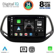 digital iq bxf 11278 cpaa 10inc multimedia tablet for jeep compass mod 2016 2021 photo