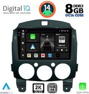 digital iq bxf 11361 cpaa 9inc multimedia tablet for mazda 2 mod 2007 2014 photo