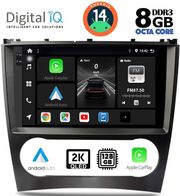 digital iq bxf 11404 cpaa 9inc multimedia tablet for mercedes c  clk w203 209 mod 2004 2008 photo