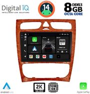 digital iq bxf 11402ch cpaa 9inc multimedia tablet for mercedes c w203 mod 1999 2004 photo