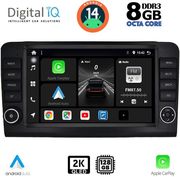 digital iq bxf 11416 cpaa 9inc multimedia tablet for mercedes ml w164  gl x164 mod 2005 2011 photo
