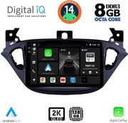 digital iq bxf 11486 cpaa 9inc multimedia tablet for opel adam corsa e mod 2014 2021 photo