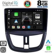 digital iq bxf 11507 cpaa 9inc multimedia tablet for peugeot 207 mod 2007gt  photo