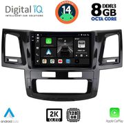 digital iq bxf 11720 cpaa 9inc multimedia tablet for toyota hilux mod 2005 2016 photo