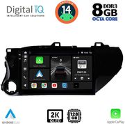 digital iq bxf 11721 cpaa 10inc multimedia tablet for toyota hilux mod 2017gt  photo
