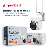 gembird smart rotating 355o outdoor wifi camera 2k qhd white tsl odcam wrhd 01 photo