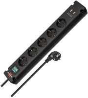 brennenstuhl polyprizo 5 theseon me 2 x usb a me diakopti 3m 1150660315 photo