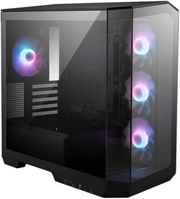 msi mag pano m100r pz micro gaming tower window 4x argb fans black photo