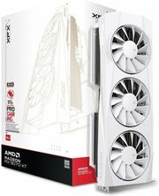 vga xfx amd radeon rx9070 xt quicksilver gaming edition white 16gb gddr6 retail photo