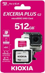 kioxia 4k micro sd gen2 512gb exceria plus uhs i u3 with adapter lmpl2m512gg2 photo kioxia 4k micro sd gen2 512gb exceria plus uhs i u3 with adapter lmpl2m512gg2 photo