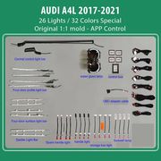 diq ambient audi a4l laser 8w mod 2017 2021 ambient light for audi a4l mod 2017 2021 26 lights photo