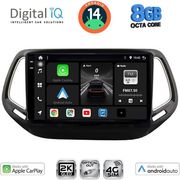 digital iq bxk 20278 cpaa 10inc multimedia tablet for jeep compass mod 2016 2021 photo