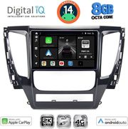 digital iq bxk 20447a cpaa 9inc multimedia tablet for mitsubishi pajero mod 2013 2020 photo