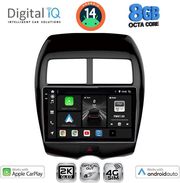 digital iq bxk 20430 cpaa 10 multimedia tablet for mitsubishi asx 2009gt peugeot 4008 2012 2018 photo