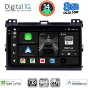 digital iq bxk 20723 cpaa 9inc multimedia tablet for toyota landcruiser mod 2002 2008 photo