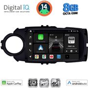 digital iq bxk 20737fl cpaa 9inc multimedia tablet for toyota yaris mod 2015 2020 photo