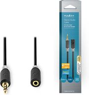 nedis cabw22050at30 stereo audio cable 35 mm male 35 mm female 30 m anthracite photo