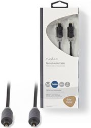 nedis cabw25000at30 optical audio cable toslink male toslink male 30 m anthracite photo